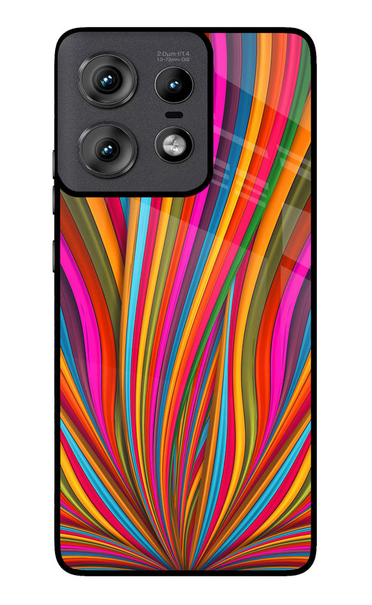 Trippy Wavy Moto Edge 50 Pro 5G Glass Case