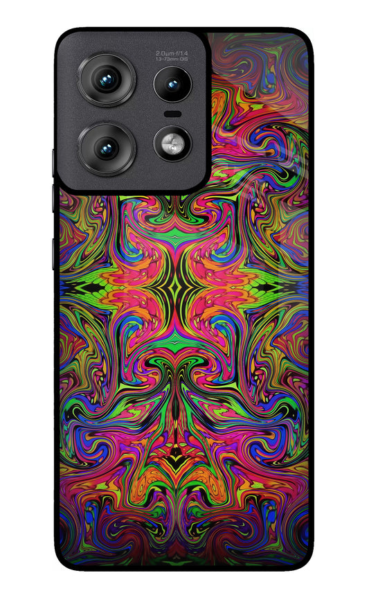 Psychedelic Art Moto Edge 50 Pro 5G Glass Case