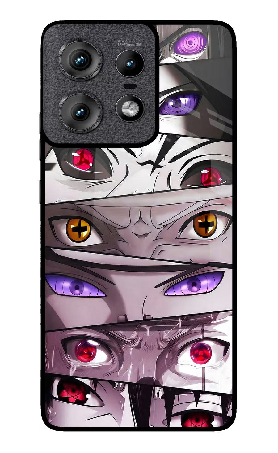 Naruto Anime Moto Edge 50 Pro 5G Back Cover, Metal case