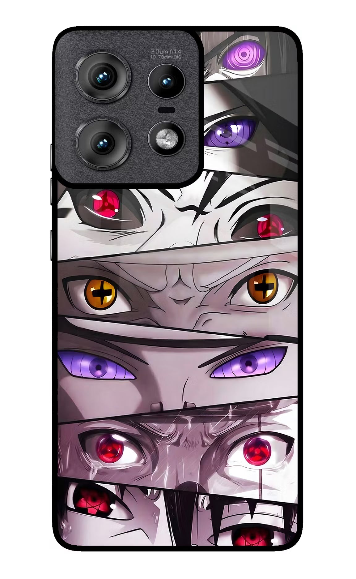 Naruto Anime Moto Edge 50 Pro 5G Glass Case Back Cover by Casekaro