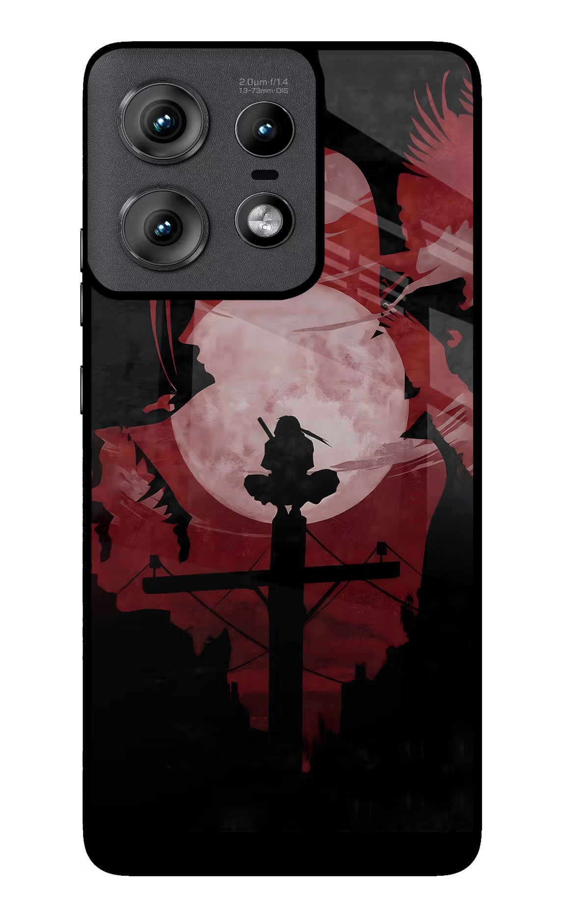 Naruto Anime Moto Edge 50 Pro 5G Glass Case Back Cover by Casekaro