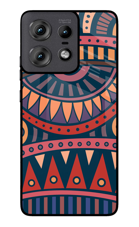 African Culture Design Moto Edge 50 Pro 5G Glass Case