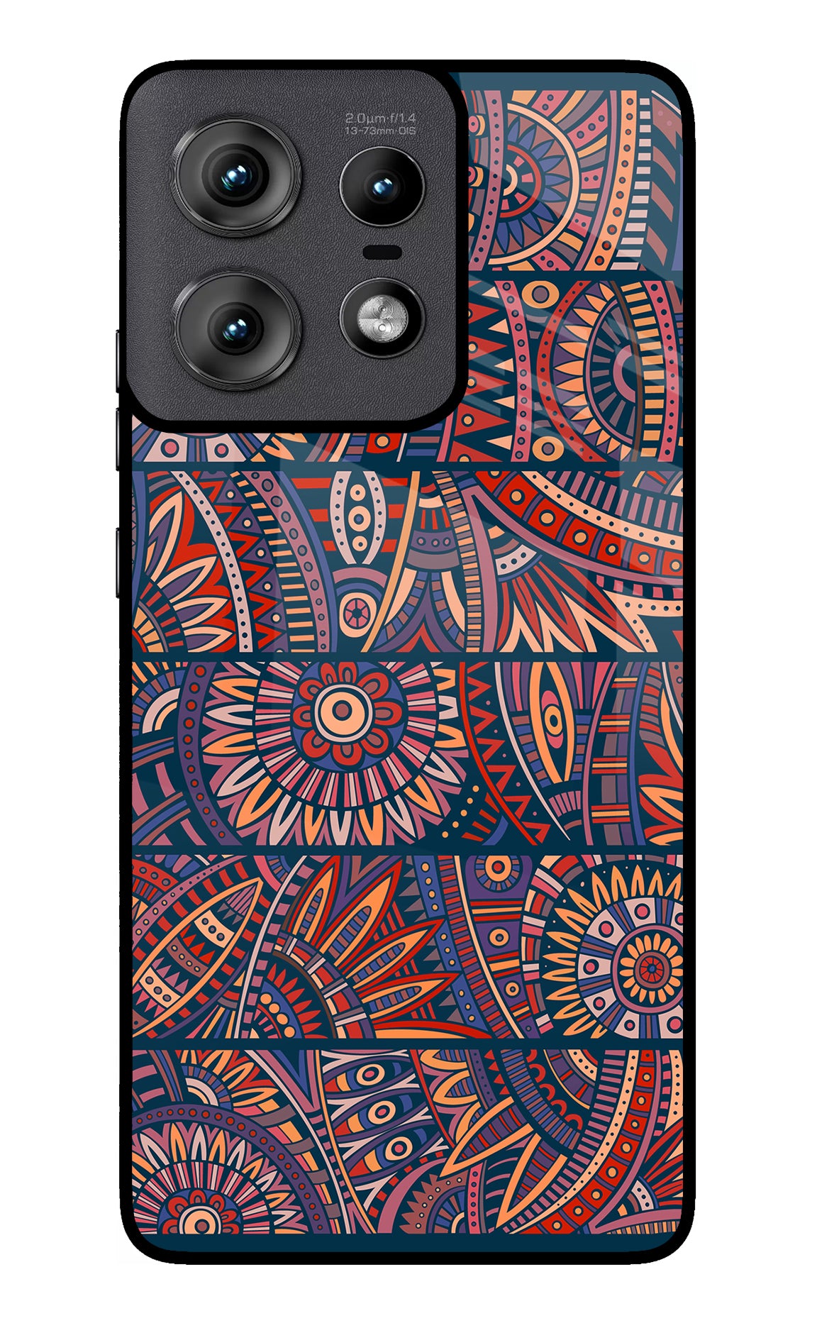 African Culture Design Moto Edge 50 Pro 5G Glass Case