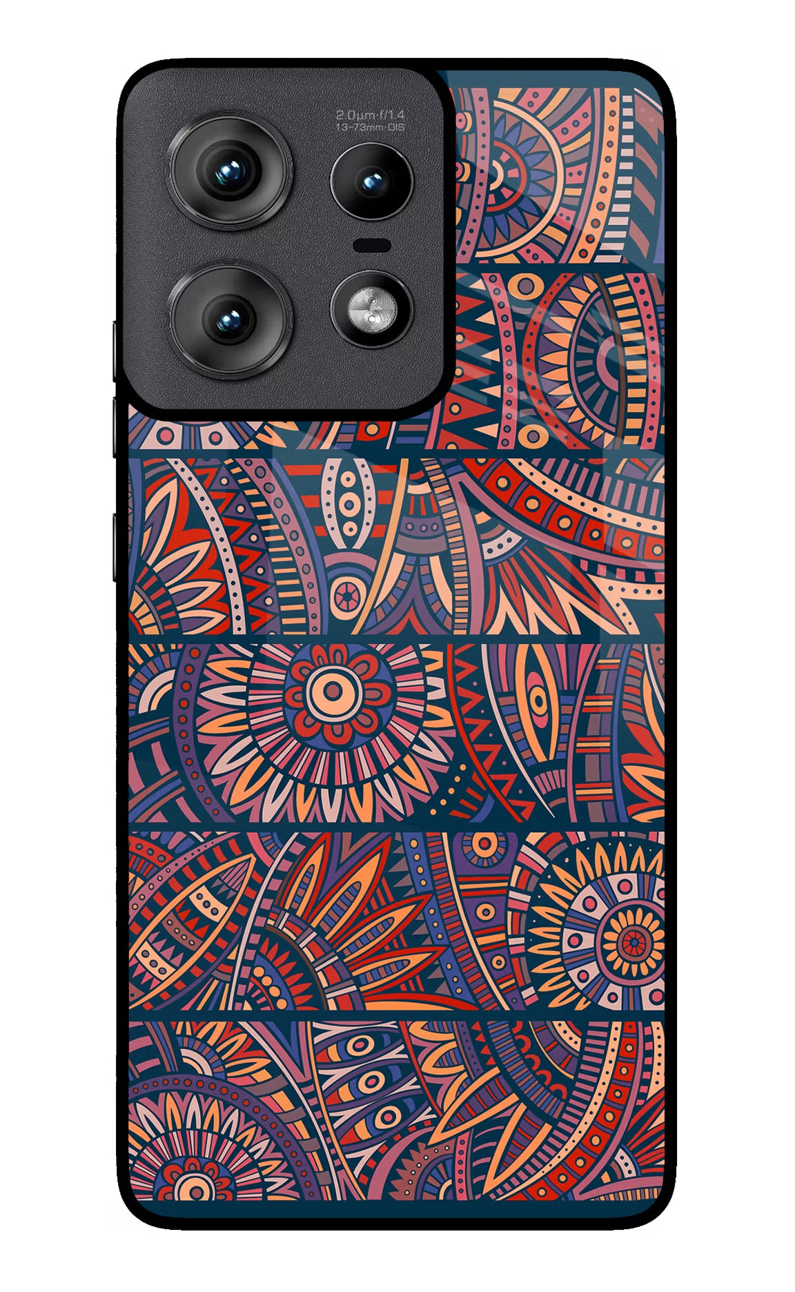 African Culture Design Moto Edge 50 Pro 5G Glass Case Back Cover by Casekaro