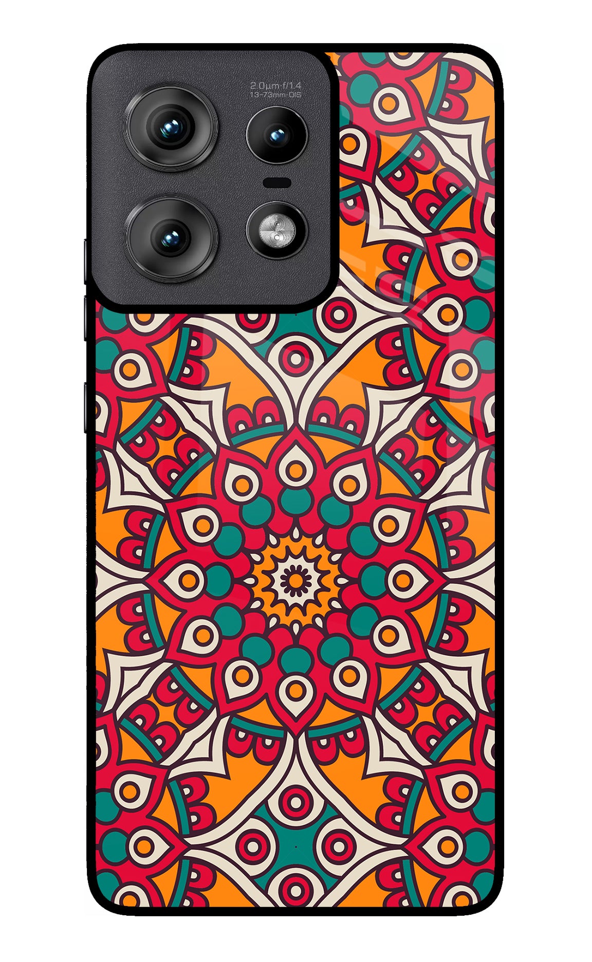 Mandala Art Moto Edge 50 Pro 5G Glass Case