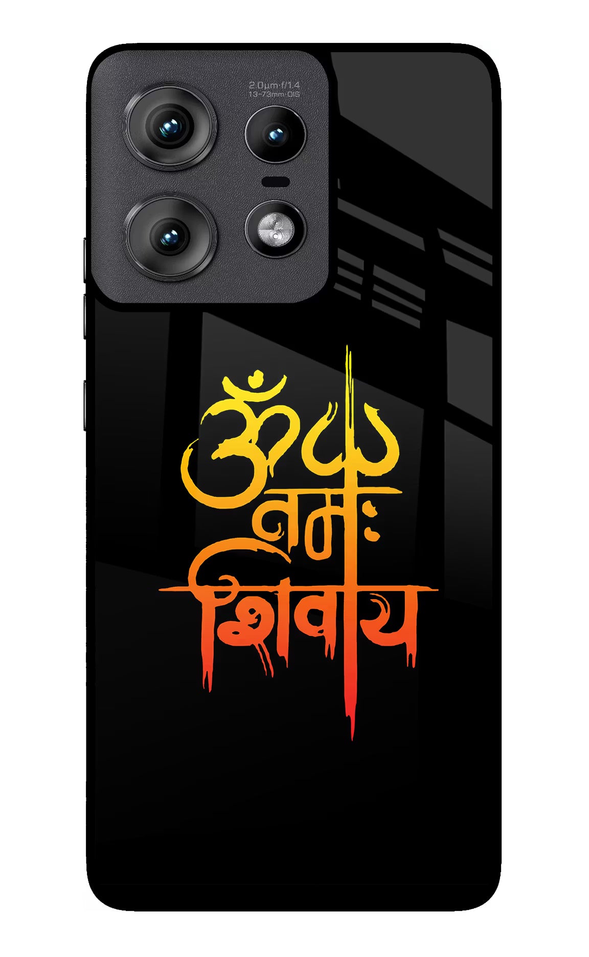 Om Namah Shivay Moto Edge 50 Pro 5G Glass Case Back Cover by Casekaro