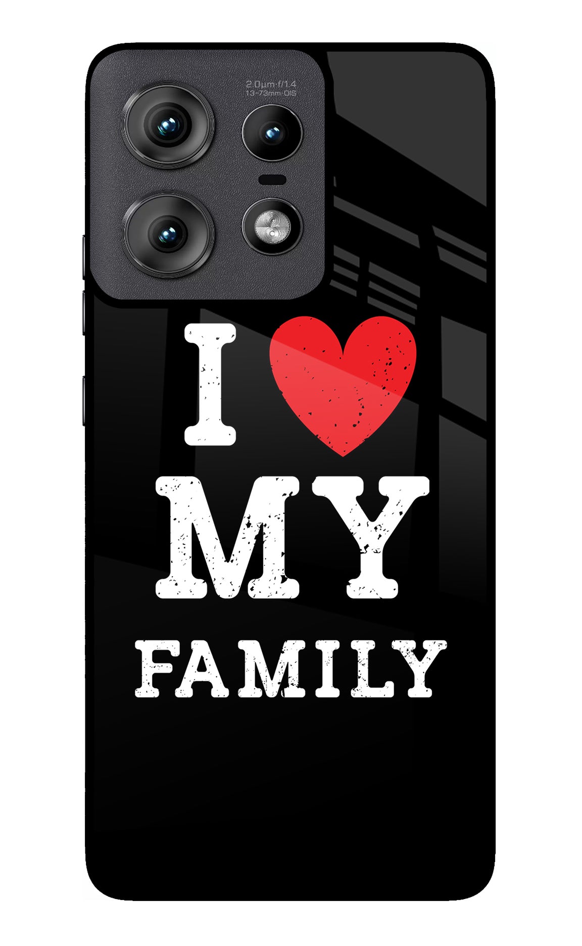 I Love My Family Moto Edge 50 Pro 5G Back Cover