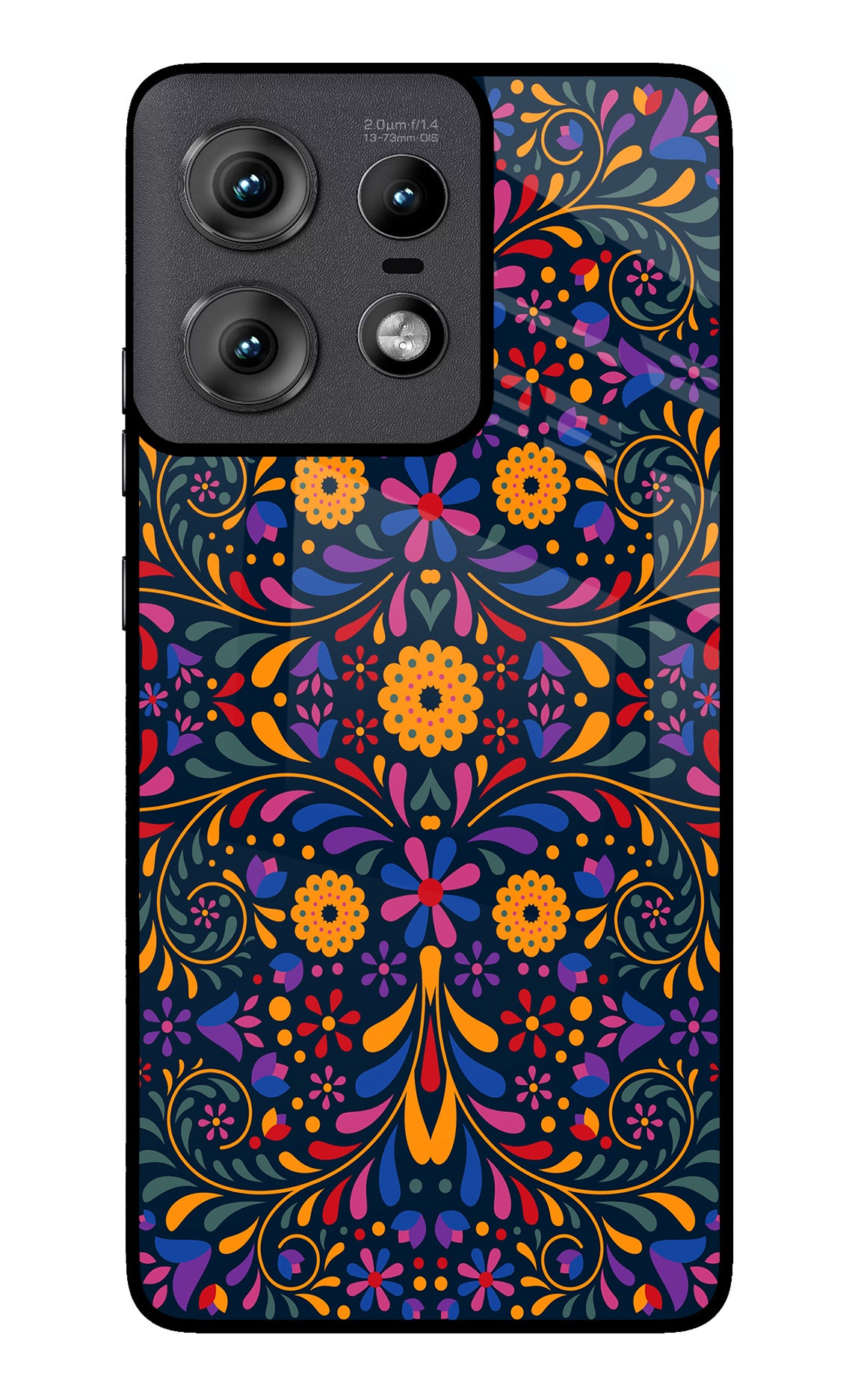 Mexican Art Moto Edge 50 Pro 5G Glass Case