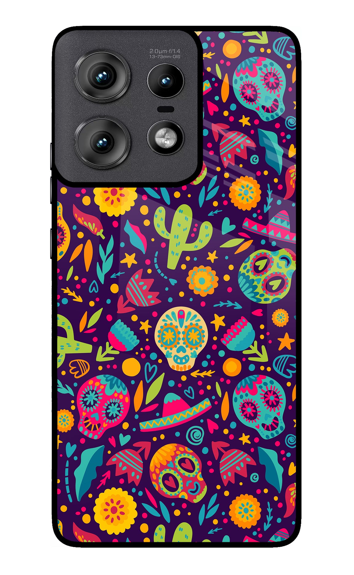 Mexican Design Moto Edge 50 Pro 5G Glass Case