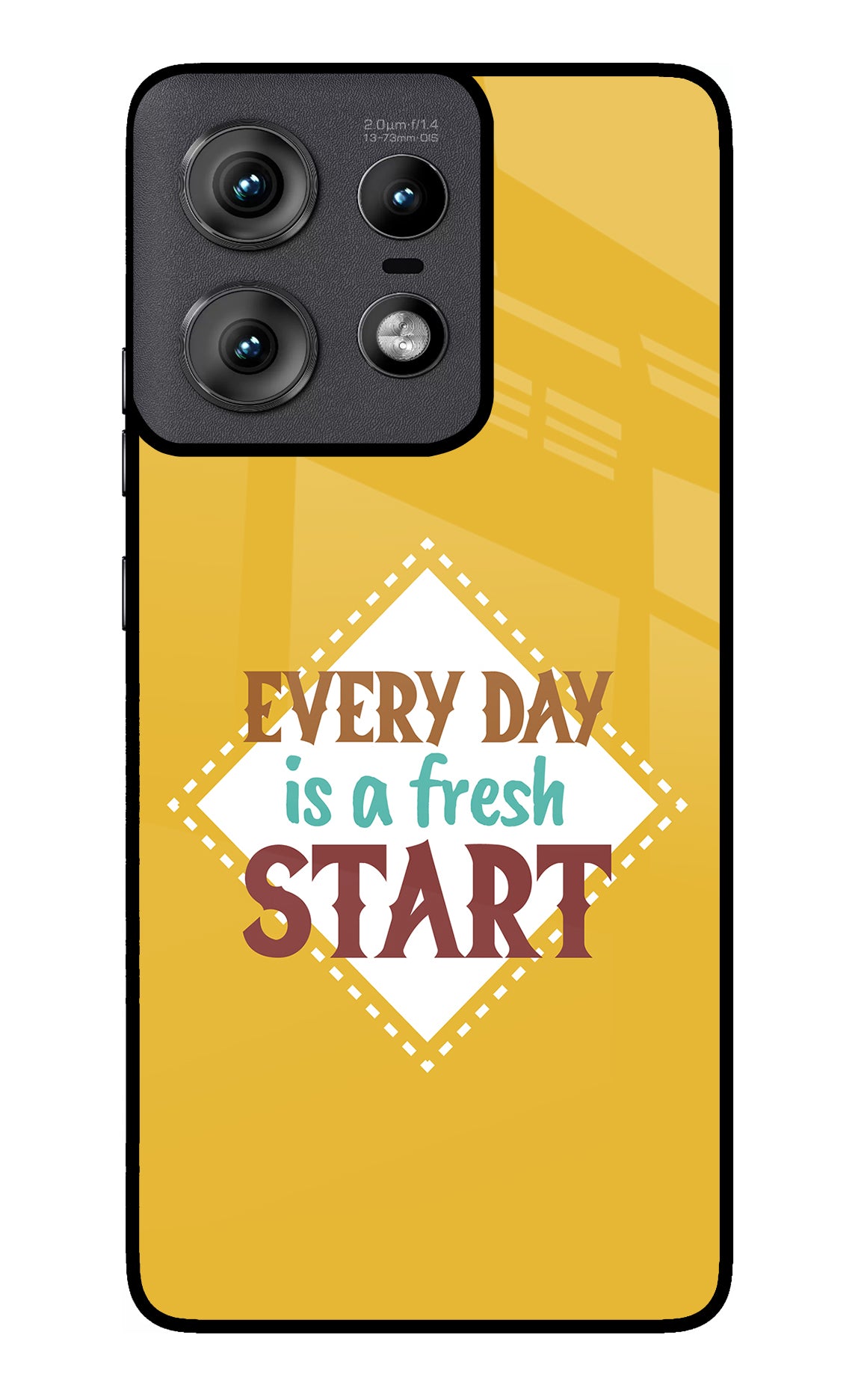 Every day is a Fresh Start Moto Edge 50 Pro 5G Back Cover