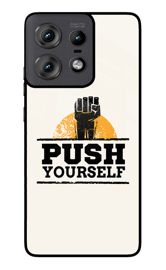 Push Yourself Moto Edge 50 Pro 5G Glass Case