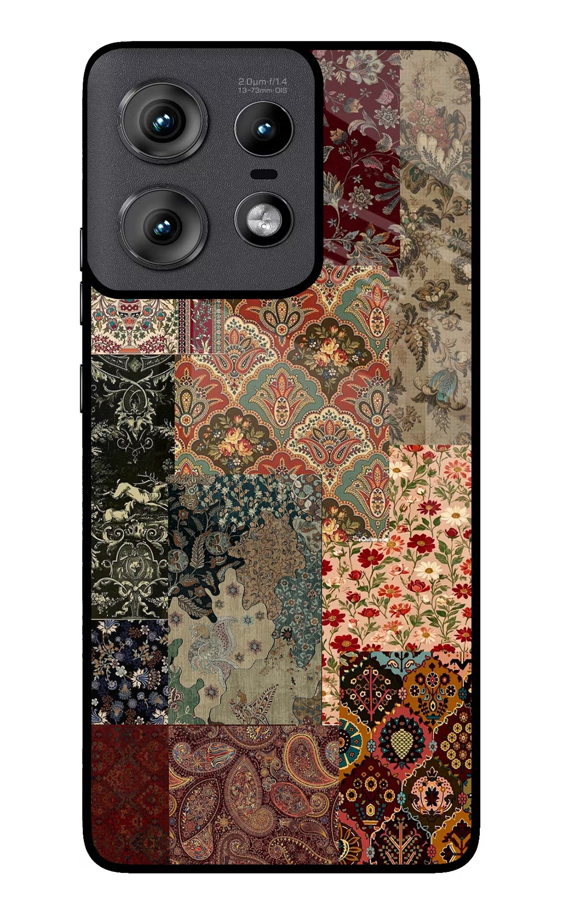 Desi Print Moto Edge 50 Pro 5G Glass Case Back Cover by Casekaro