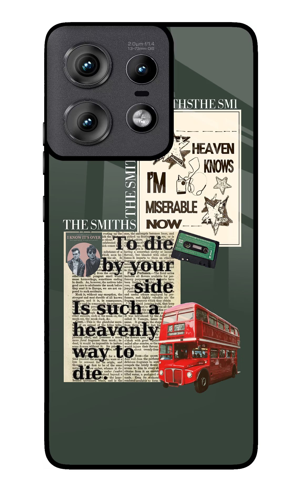 The Smiths Moto Edge 50 Pro 5G Glass Case Back Cover by Casekaro