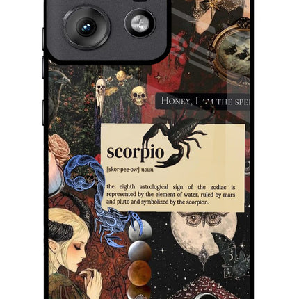 Scorpio Zodiac Moto Edge 50 Pro 5G Glass Case