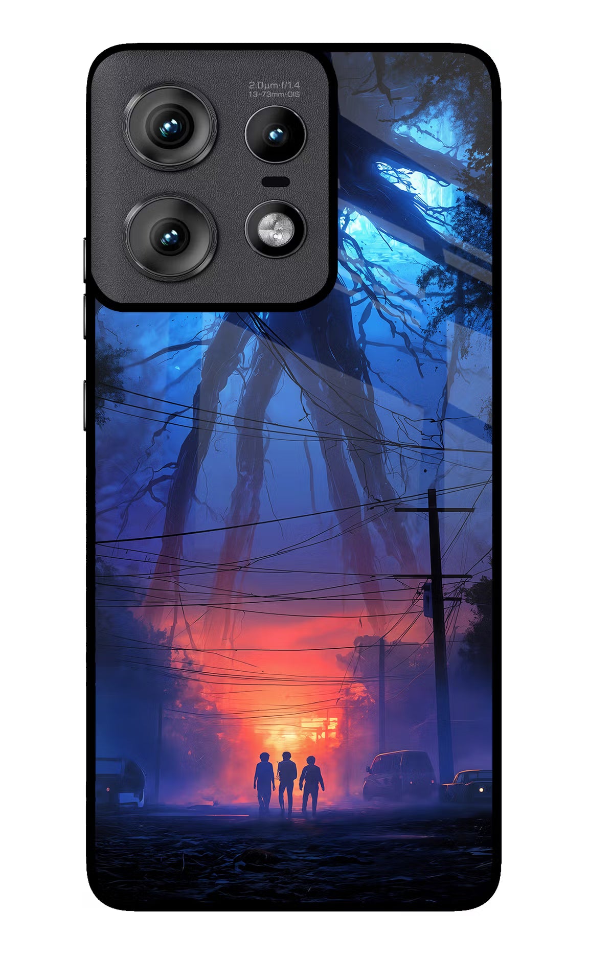 Ordinary Things Shadow Moto Edge 50 Pro 5G Glass Case Back Cover by Casekaro