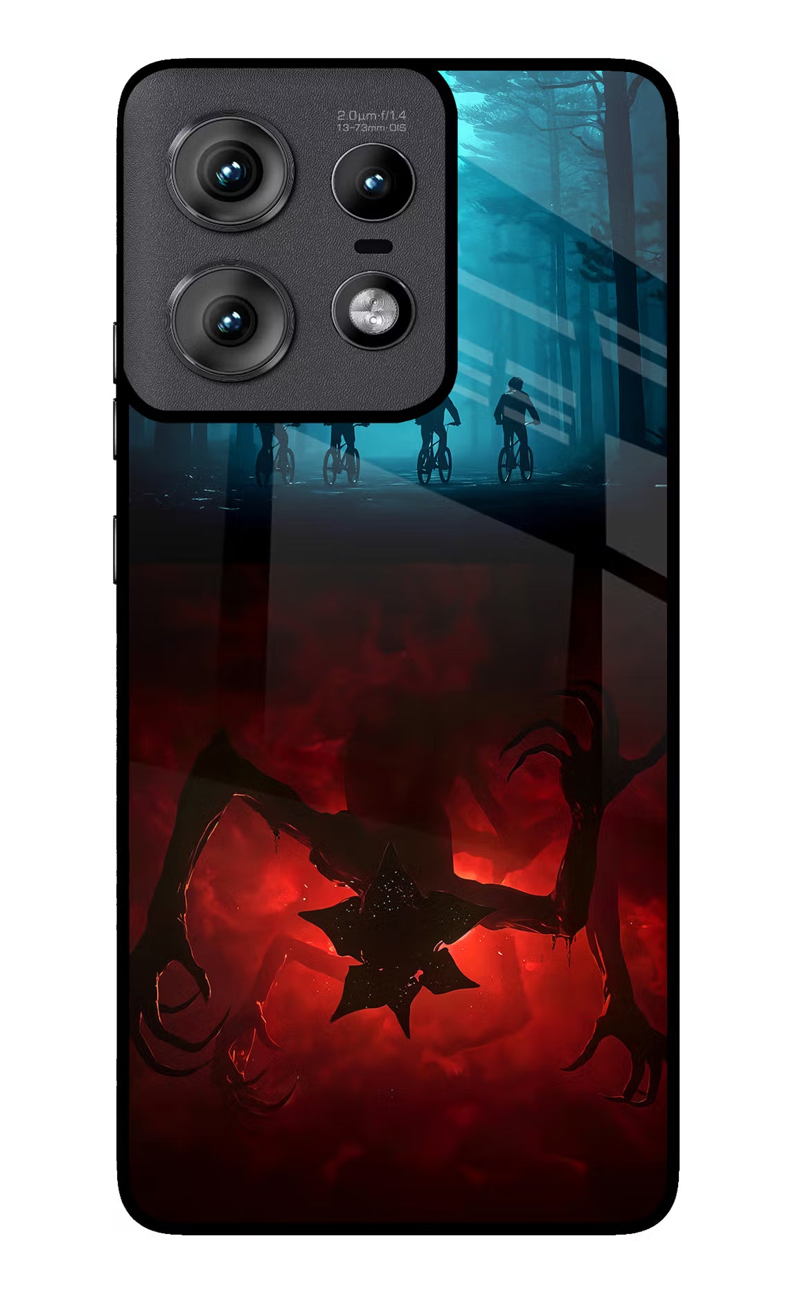 Ordinary Things Downside Up Moto Edge 50 Pro 5G Glass Case Back Cover by Casekaro