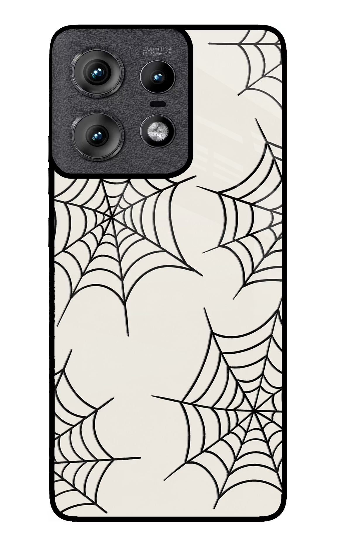 Spider Web Moto Edge 50 Pro 5G Glass Case