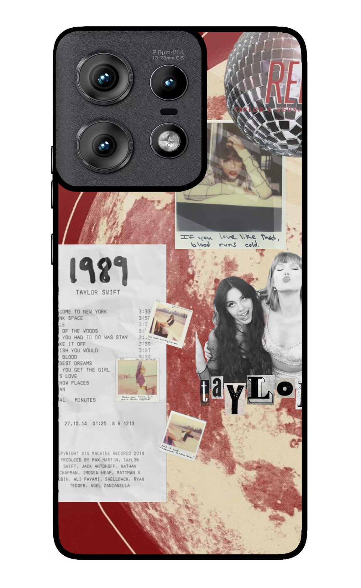 Taylor Swift Moto Edge 50 Pro 5G Glass Case
