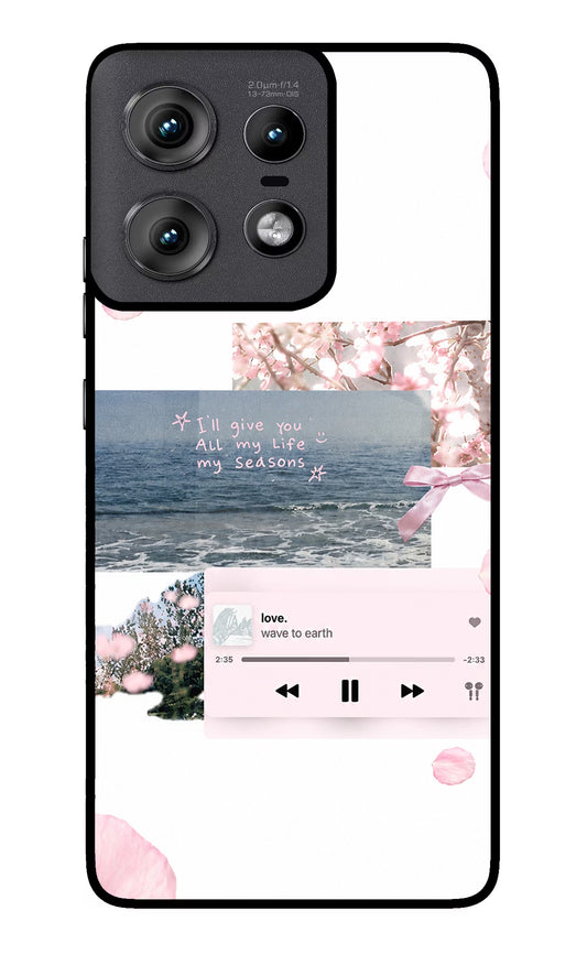 Wave to earth Moto Edge 50 Pro 5G Glass Case