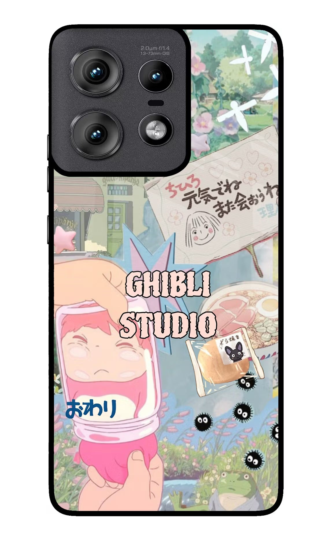 Studio Ghibli Moto Edge 50 Pro 5G Glass Case