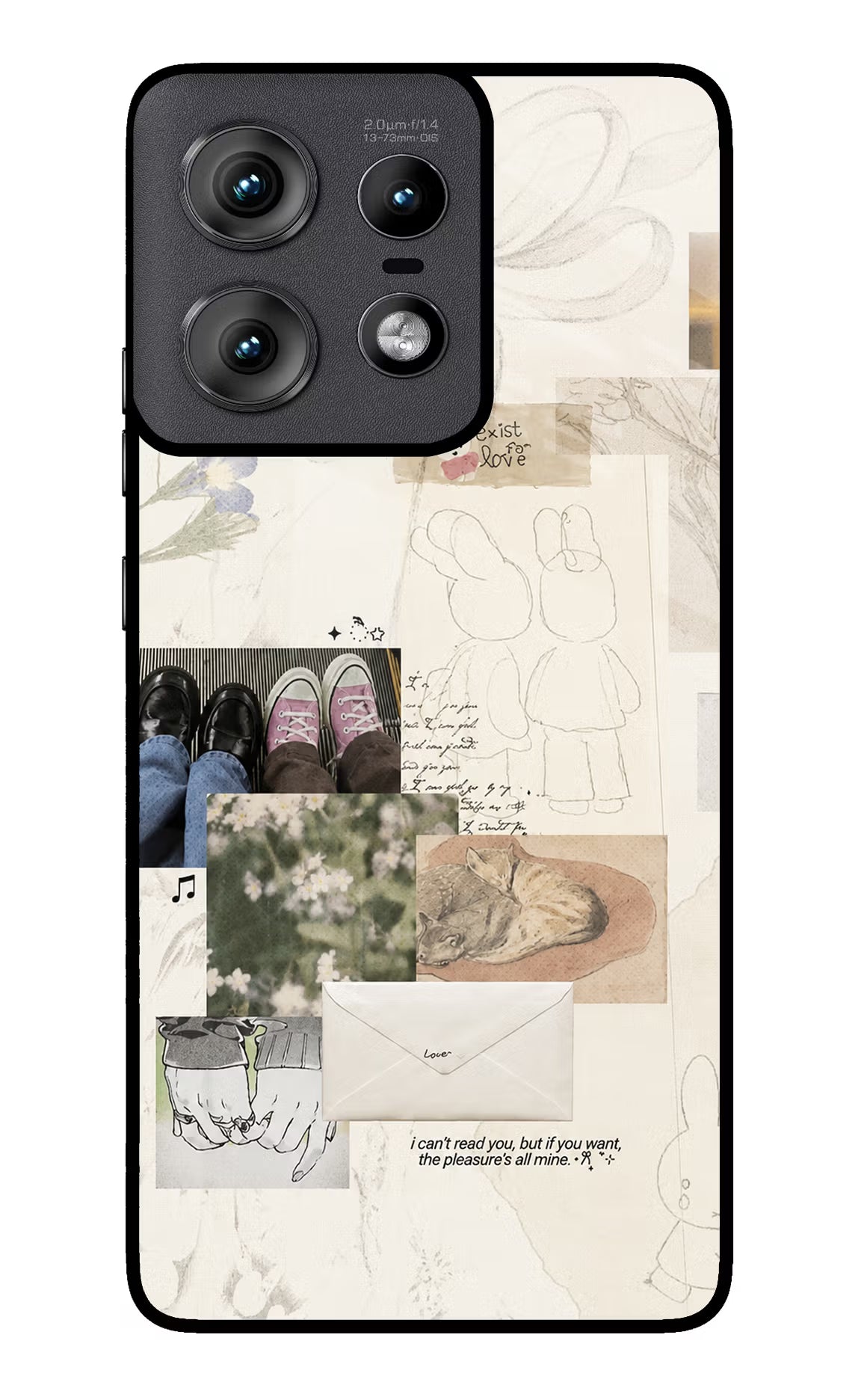 Soft Aesthetic Moto Edge 50 Pro 5G Glass Case