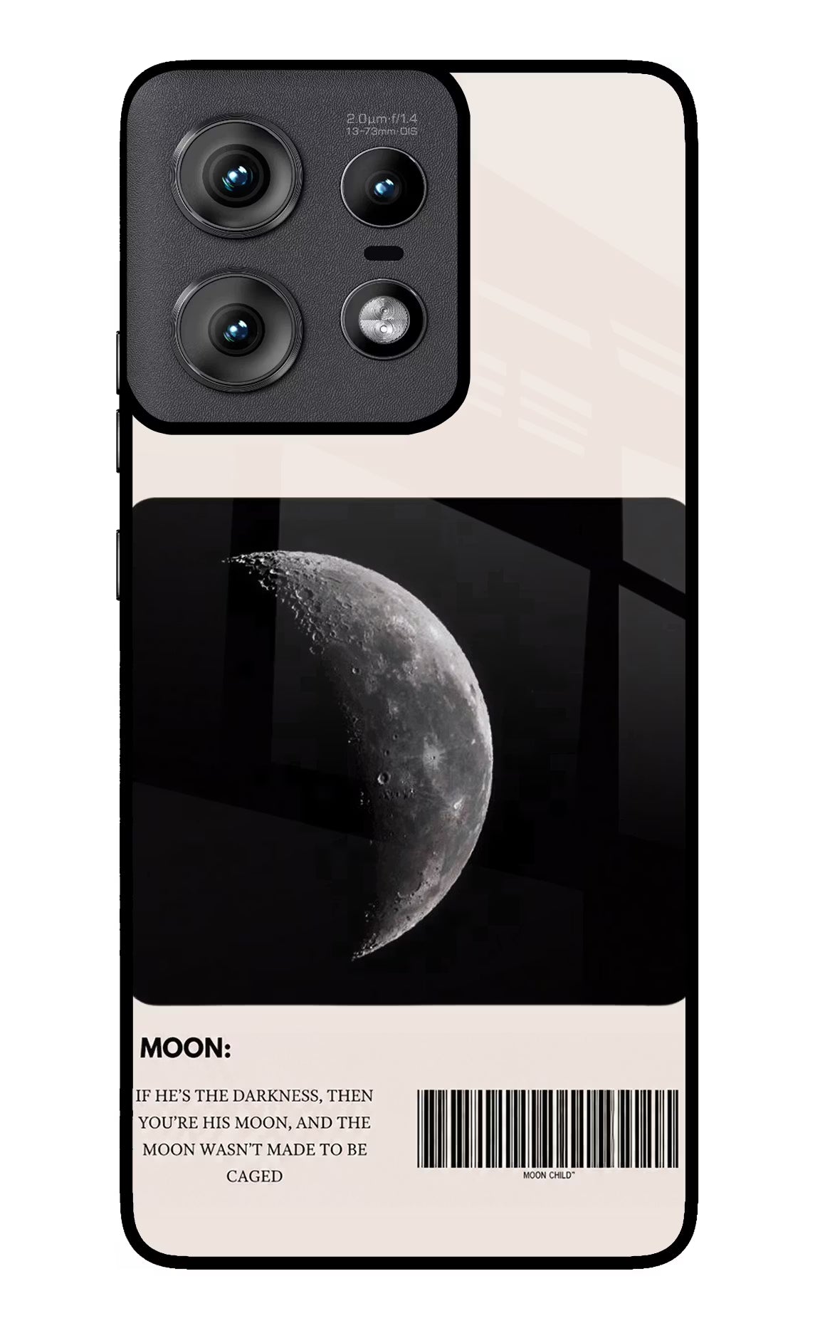 Moon Phase Moto Edge 50 Pro 5G Glass Case