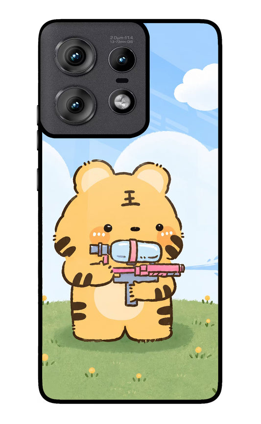 Tiger Treat Moto Edge 50 Pro 5G Glass Case