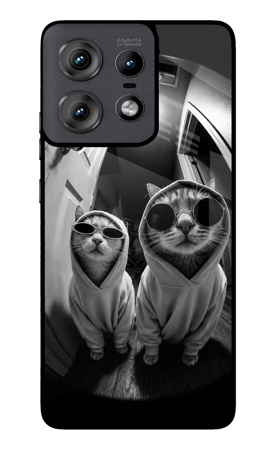Hood Cats Moto Edge 50 Pro 5G Glass Case