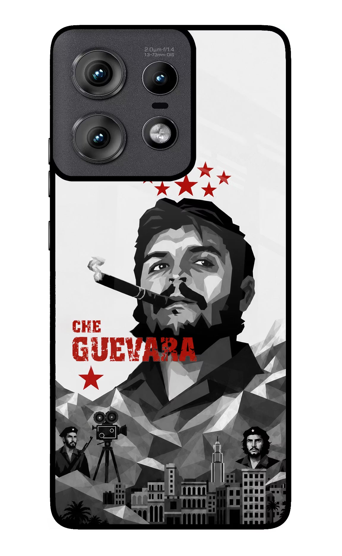 Che Guevara Iconic Moto Edge 50 Pro 5G Glass Case