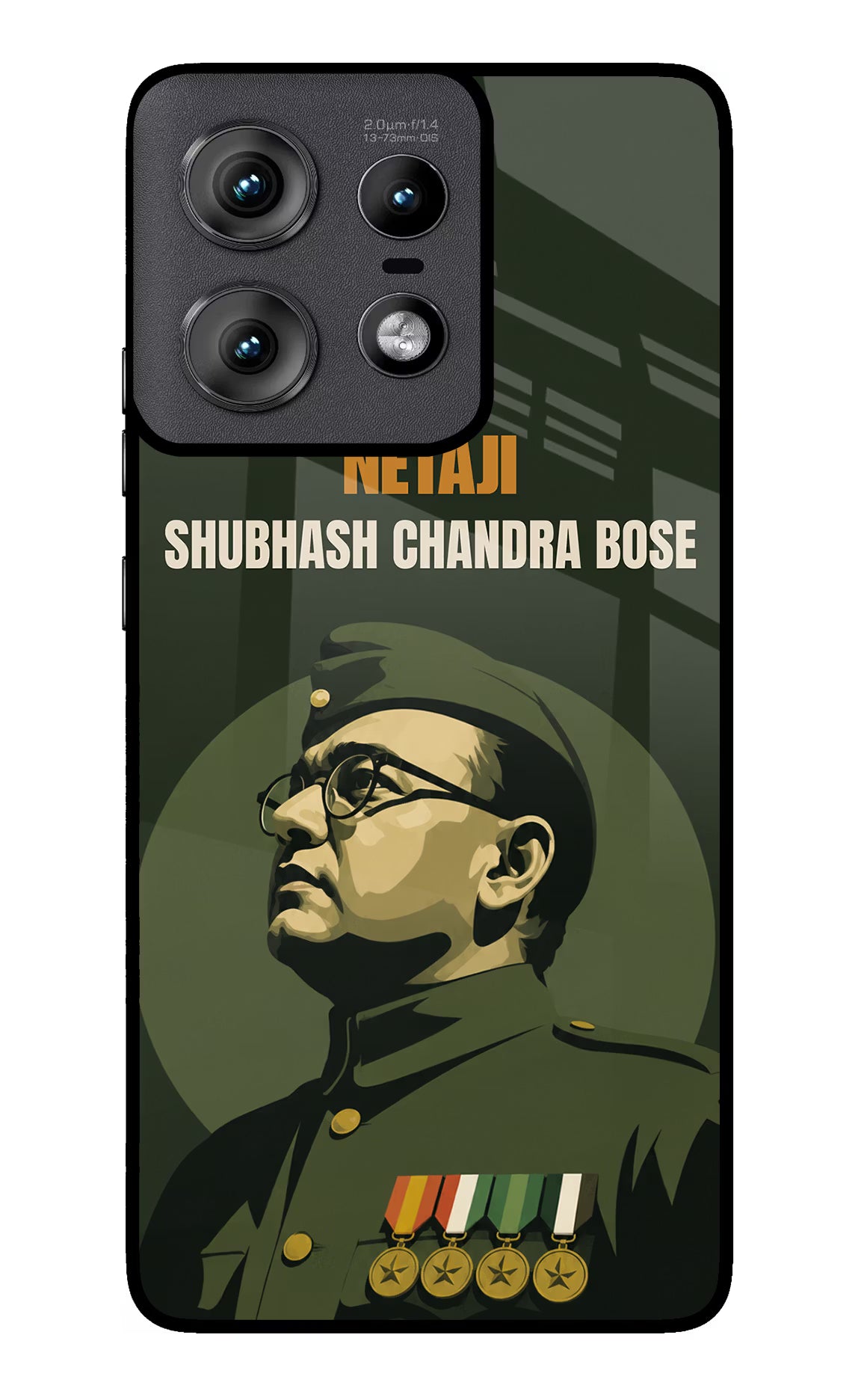 Netaji Legacy Moto Edge 50 Pro 5G Glass Case