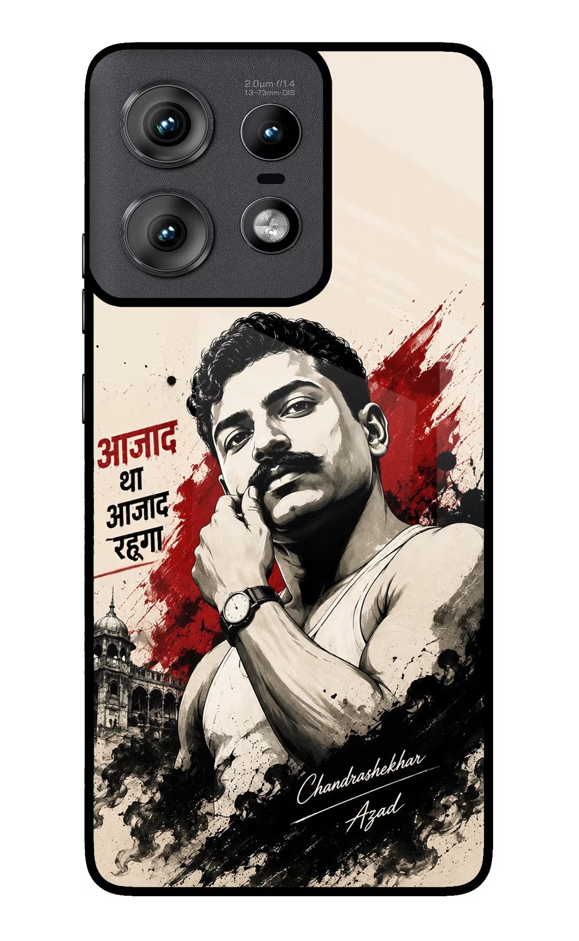Dr. Ambedkar Visionary Moto Edge 50 Pro 5G Glass Case