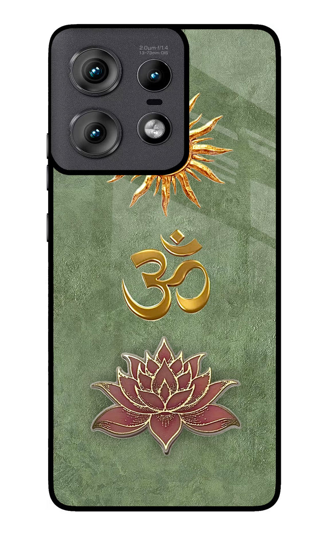 Om & Lotus Moto Edge 50 Pro 5G Glass Case