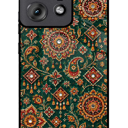 Green Pataka Moto Edge 50 Pro 5G Glass Case
