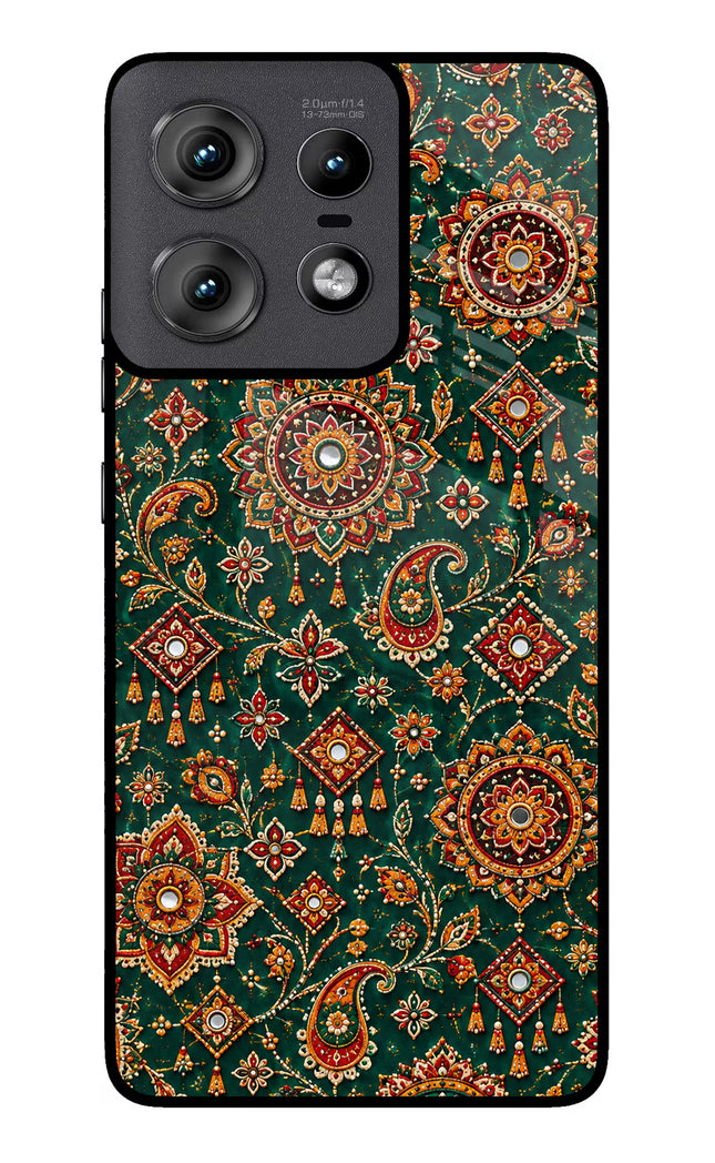 Green Pataka Moto Edge 50 Pro 5G Glass Case