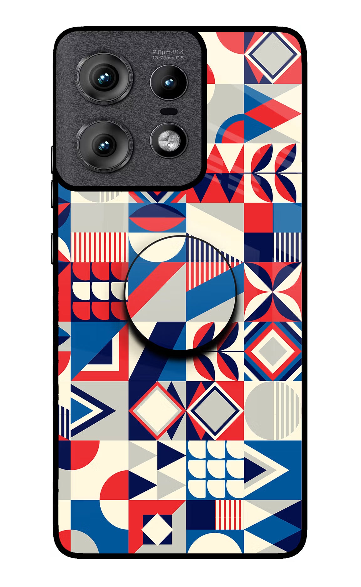 Colorful Pattern Moto Edge 50 Pro 5G Pop Case by Casekaro