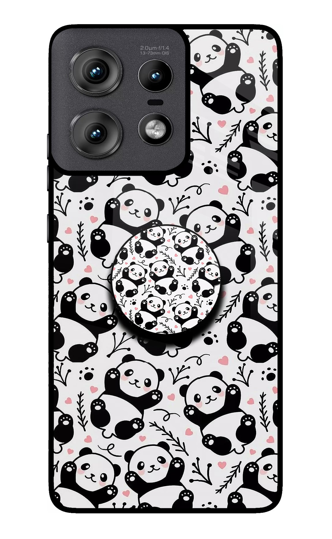 Cute Panda Moto Edge 50 Pro 5G Pop Case