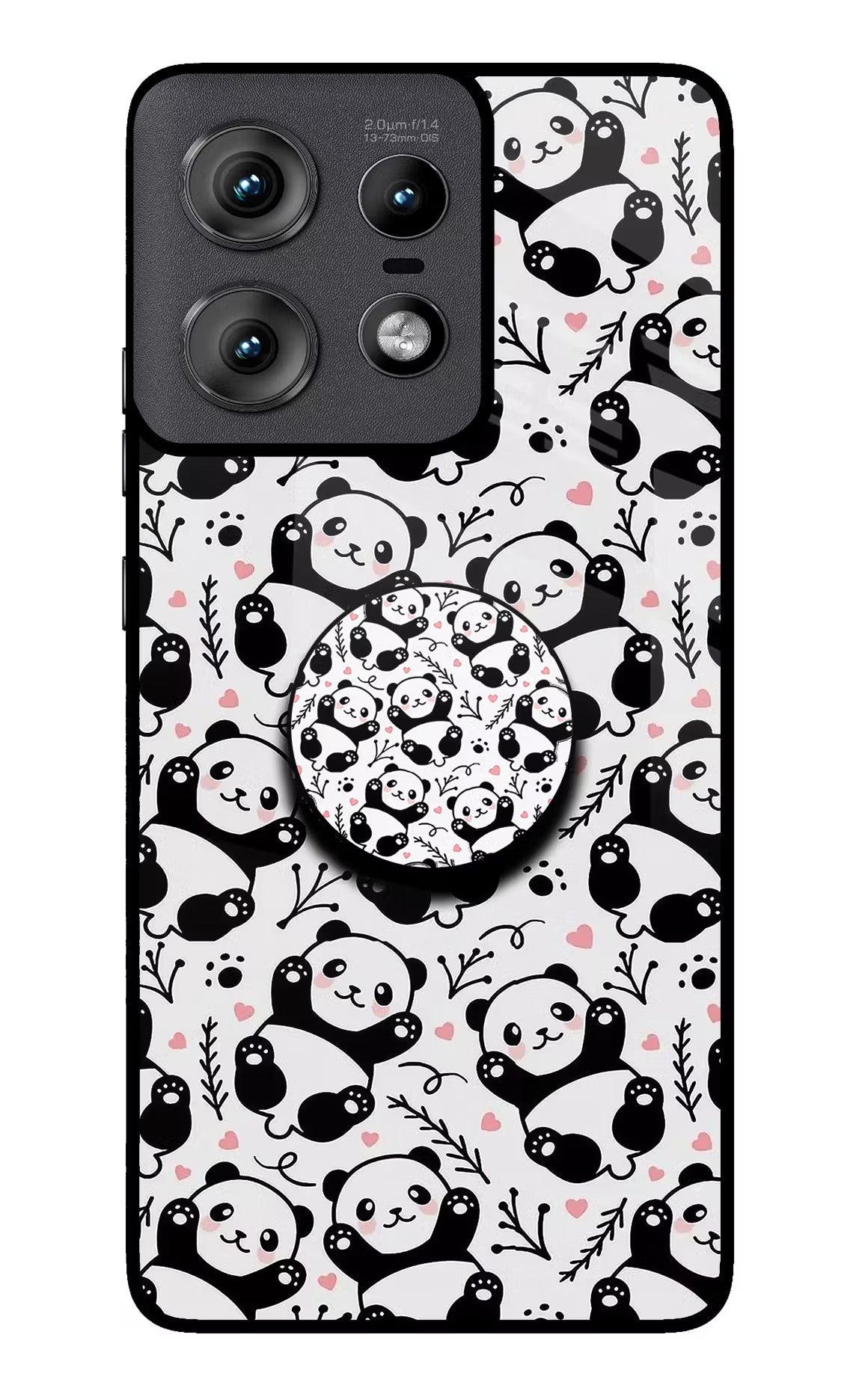 Cute Panda Moto Edge 50 Pro 5G Pop Case by Casekaro