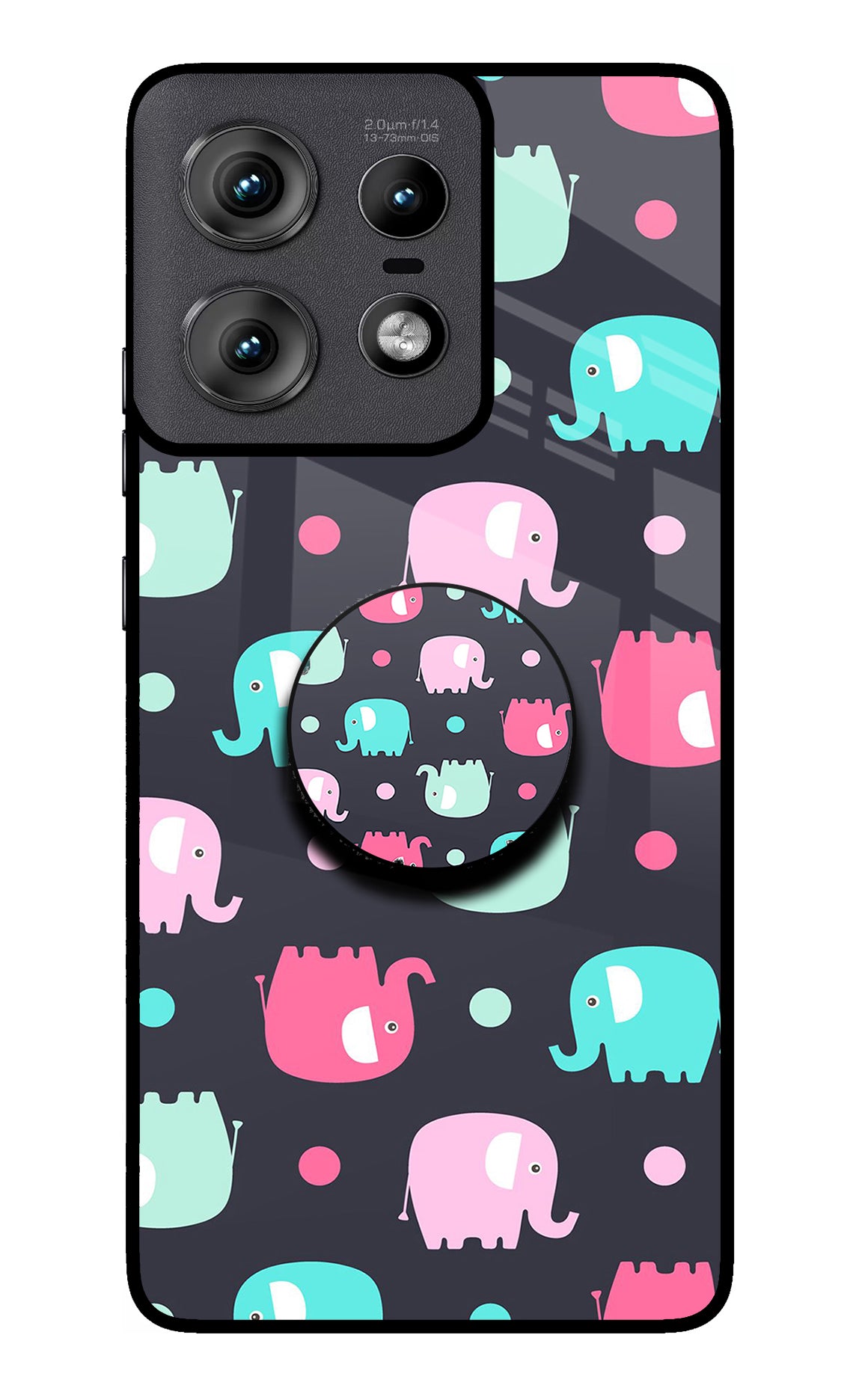 Baby Elephants Moto Edge 50 Pro 5G Pop Case