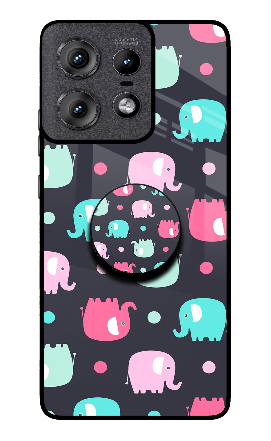 Baby Elephants Moto Edge 50 Pro 5G Pop Case by Casekaro