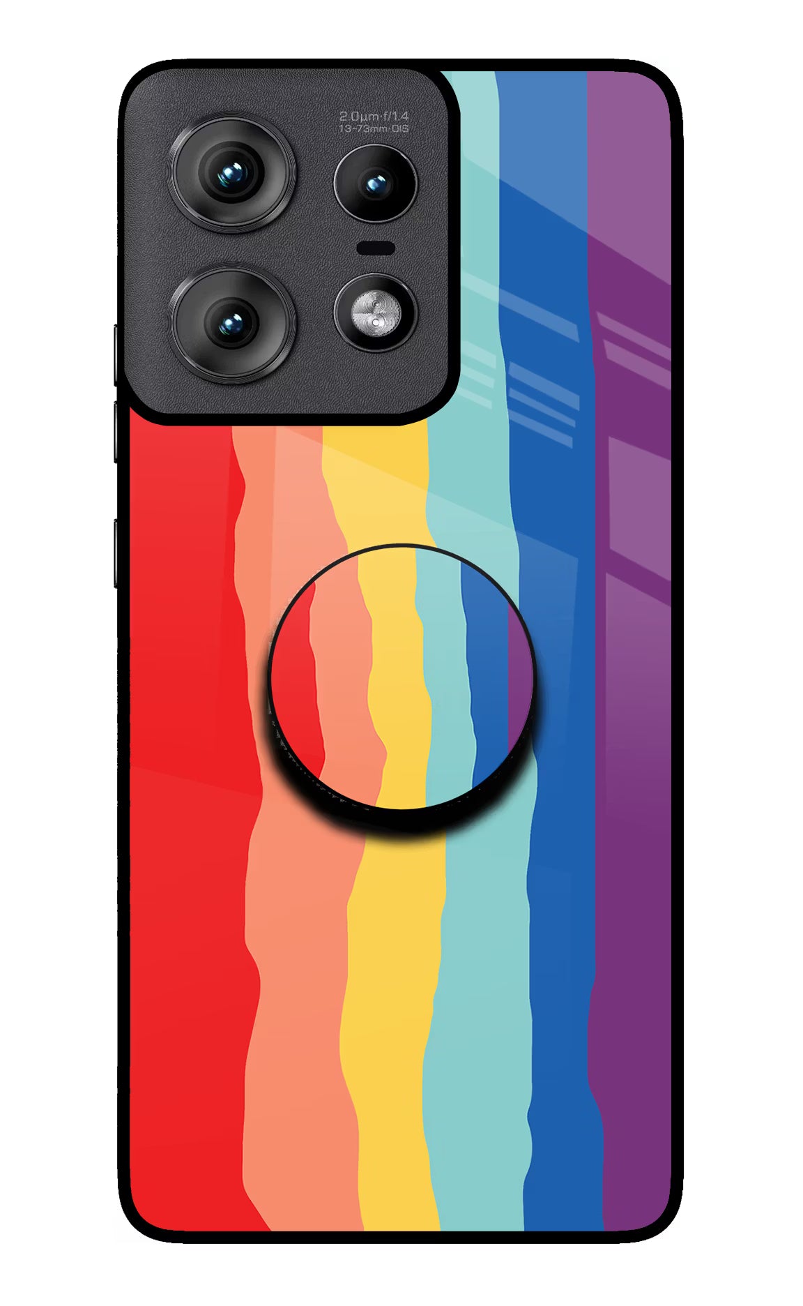Rainbow Moto Edge 50 Pro 5G Pop Case by Casekaro