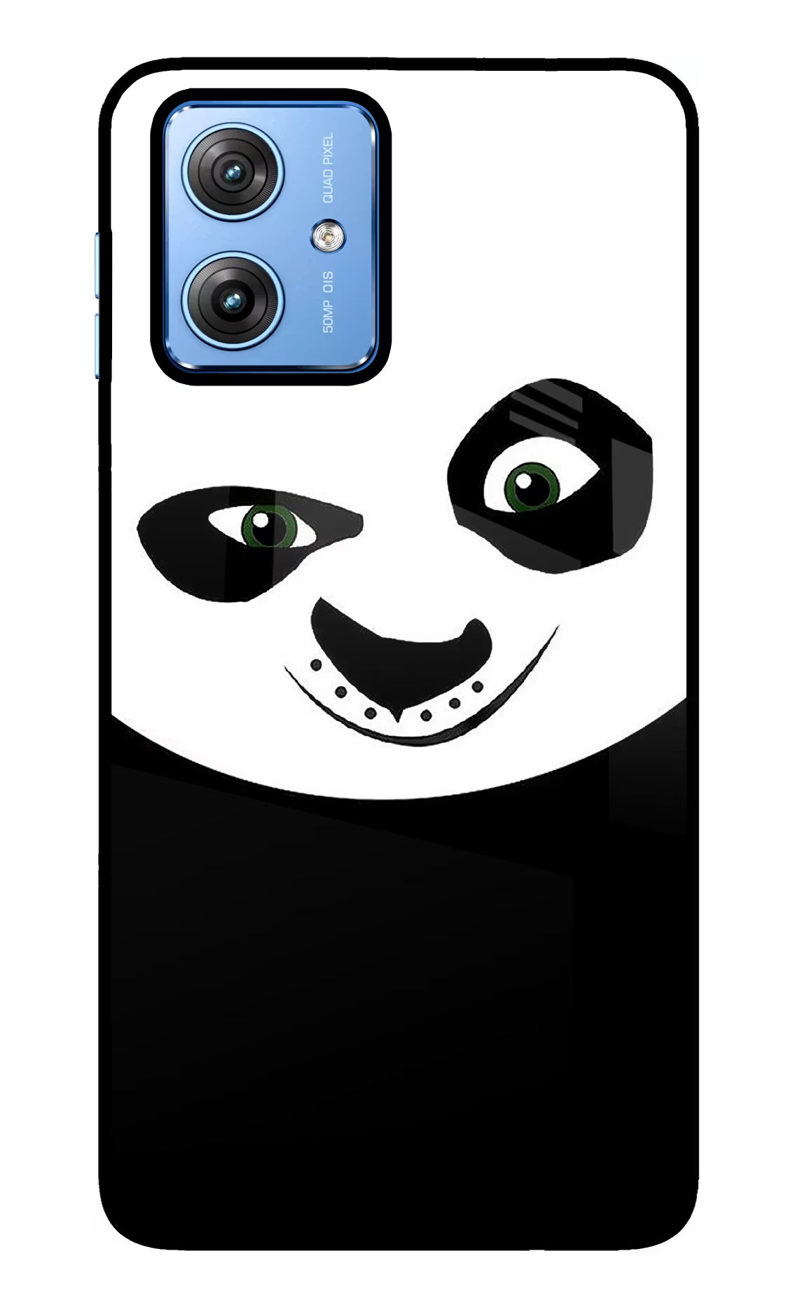 Panda Moto G64 5G Glass Case Back Cover by Casekaro