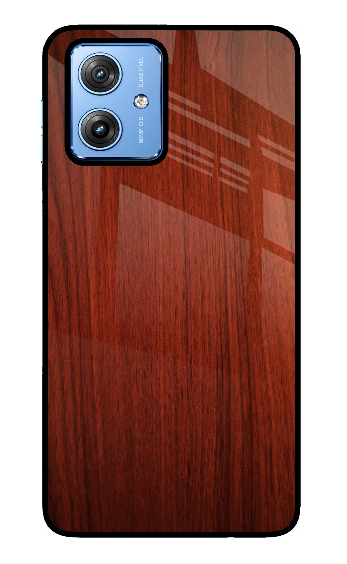 Wooden Plain Pattern Moto G64 5G Glass Case