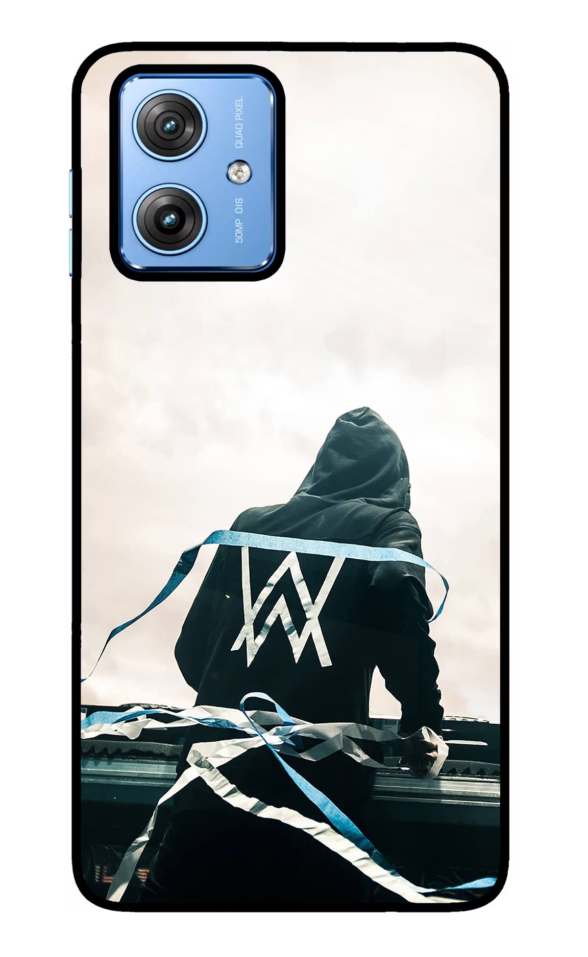 Alan Walker Moto G64 5G Glass Case Back Cover by Casekaro