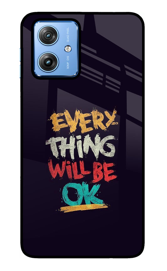 Everything Will Be Ok Moto G64 5G Glass Case