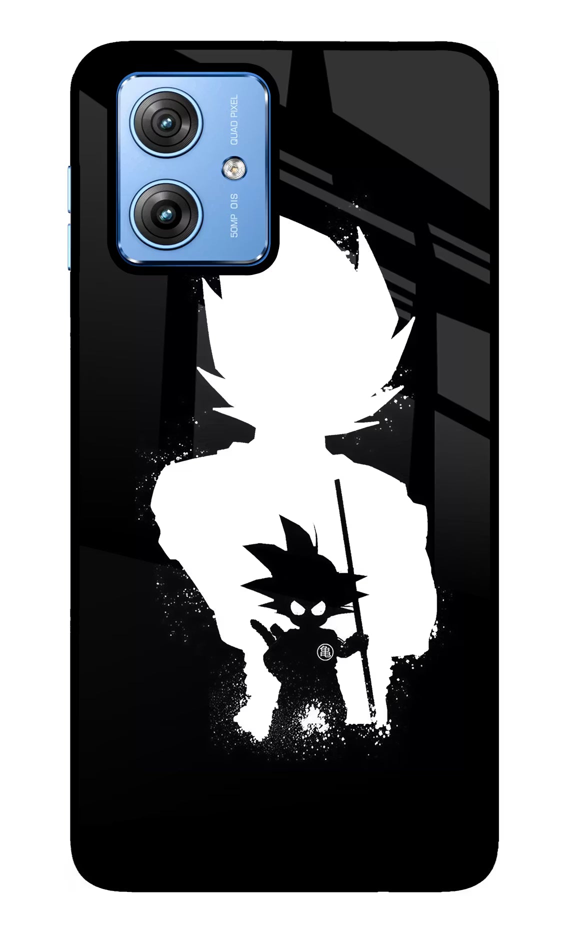 Goku Shadow Moto G64 5G Glass Case Back Cover by Casekaro