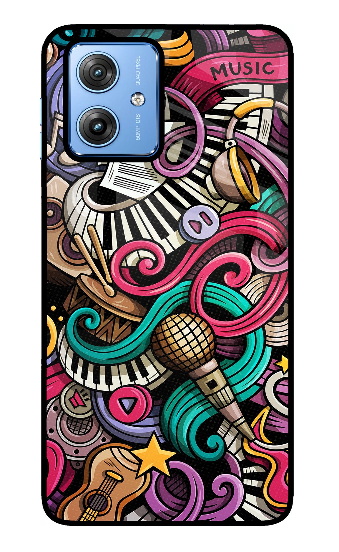 Music Abstract Moto G64 5G Back Cover