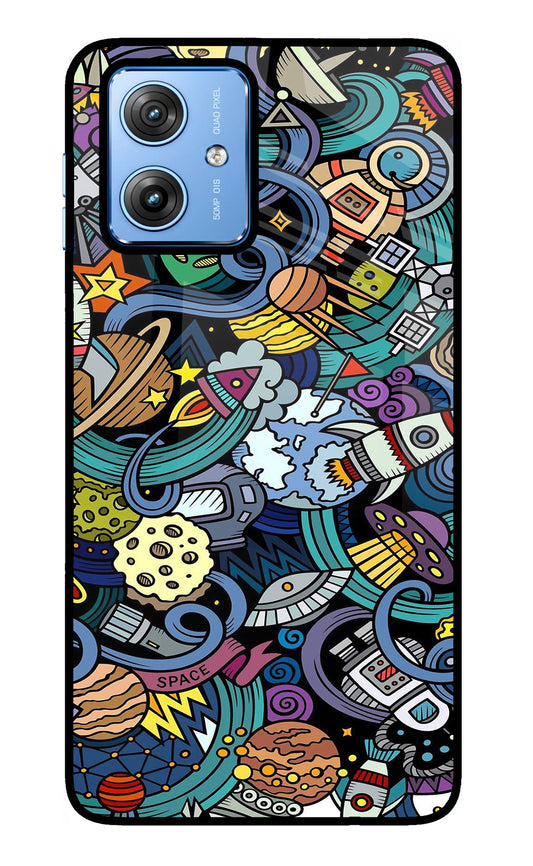 Space Abstract Moto G64 5G Glass Case