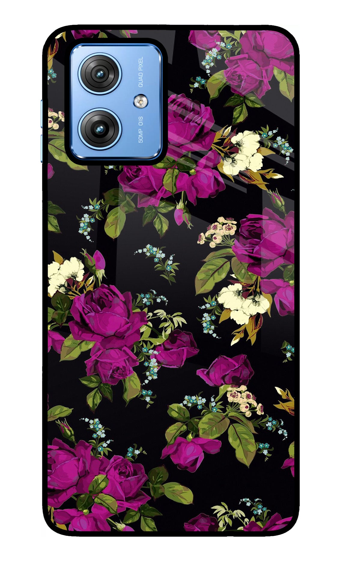 Flowers Moto G64 5G Glass Case