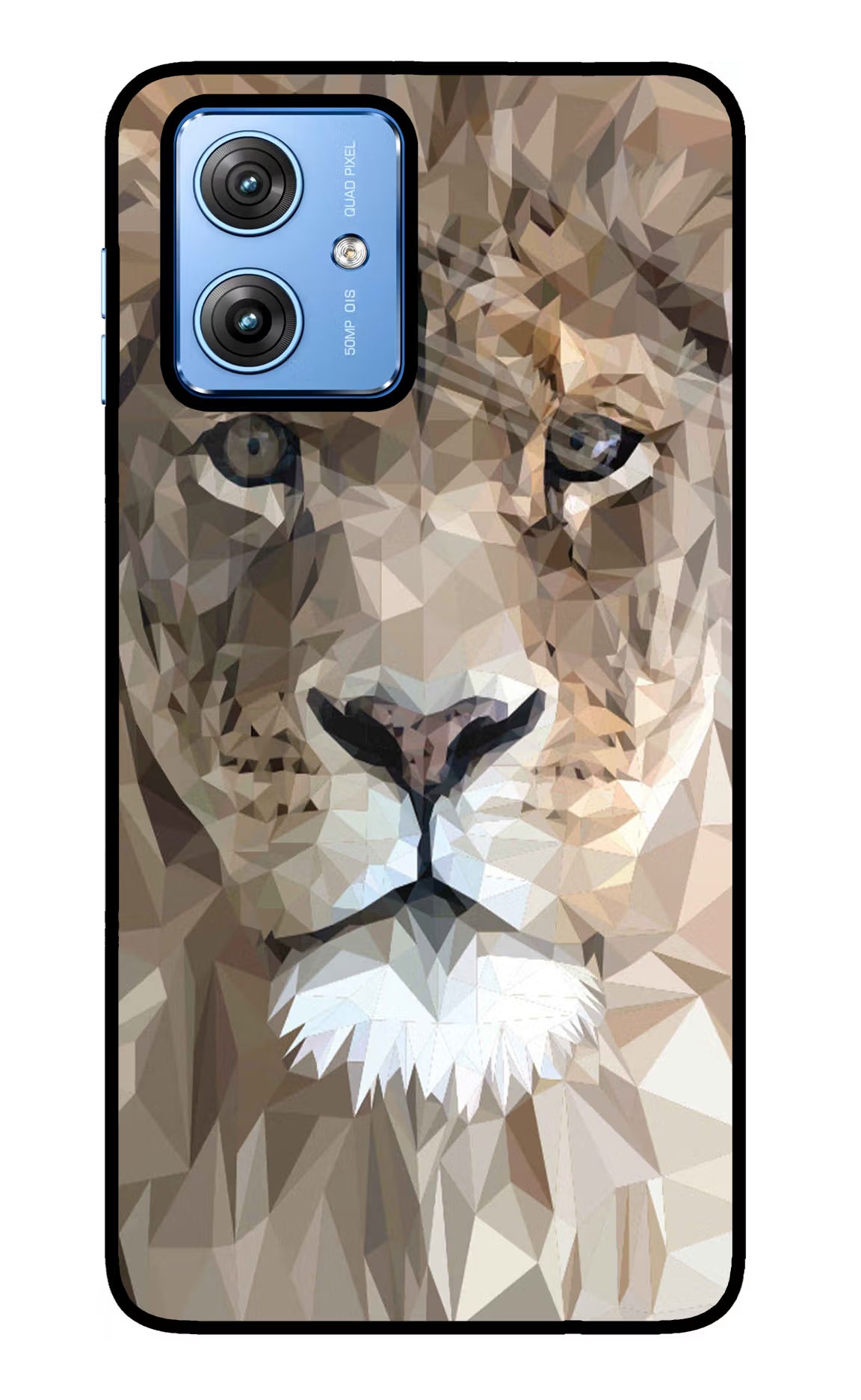 Lion Art Moto G64 5G Glass Case Back Cover by Casekaro