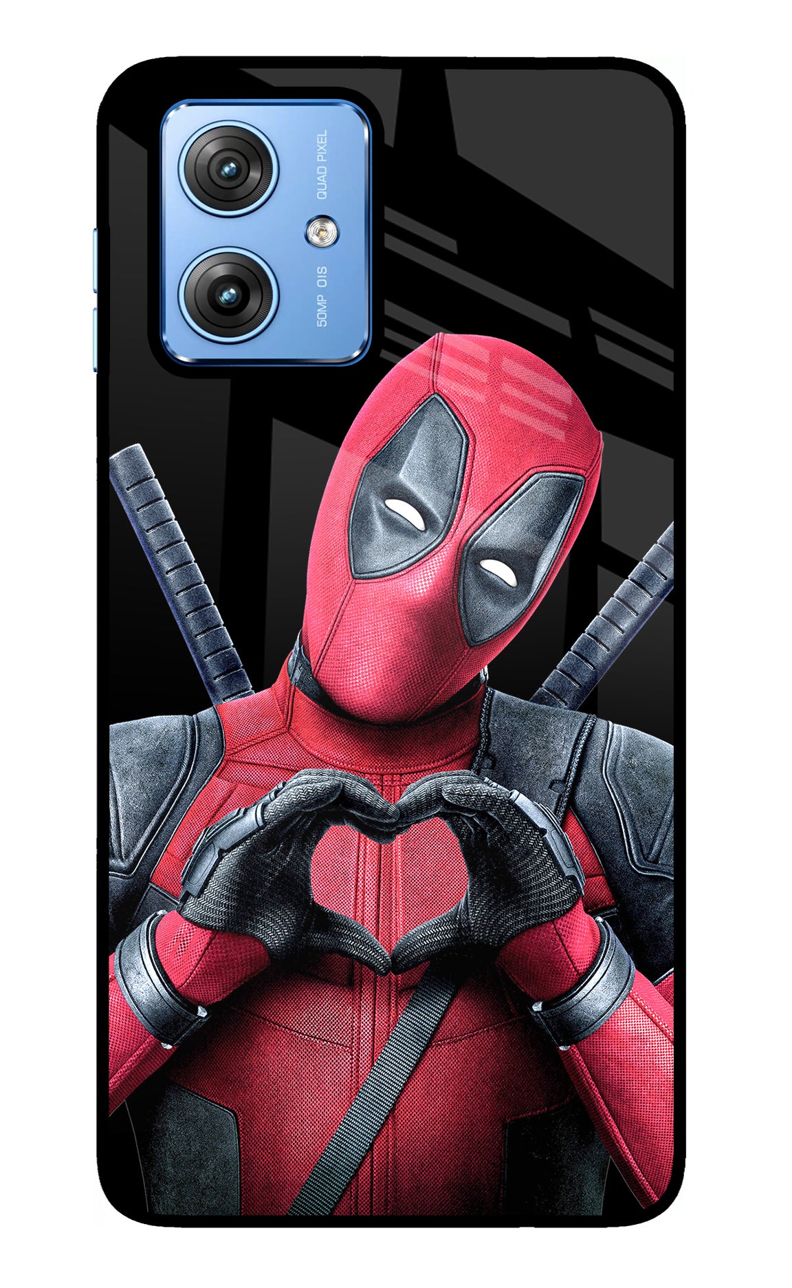 Deadpool Moto G64 5G Glass Case